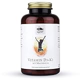 KRÄUTERHANDEL SANKT ANTON® - Vitamin D3 + K2 Kapseln - 100 mg Magnesium - Hochdosiert - Deutsche Premium Qualität (300 Kapseln, 2,5 Jahre)