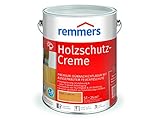 Remmers Holzschutz-Creme pinie/lärche, 5 Liter, Profi-Holzschutz in Cremeform, dekorative Premium Holzlasur für aussen, 3facher Holzschutz mit Imprägnierung + Grundierung + L