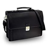 Fa.Volmer® Herren Echt-Leder Business-Tasche für Notebook #Bag16208