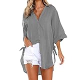 XTBFOOJ Damen Sweatshirt Aus French-Terry-Fleece Mit Rundhalsausschnitt Damen Leichte, Wasserbeständige Pufferjacke Damen Vmverodona Ls Jacket Ga Noos Mantel Female Jeansjacke Kurze blusen D
