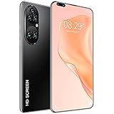 AXUN Handy ohne SIM-Lock, 5G Android 11 Smartphone mit 7,8 Zoll Wassertropfen-Bildschirm, 48MP Kamera, 5600mAh Akku, 128GB Erweiterung, Gesichts-/Fingerabdruck-Entsperrung