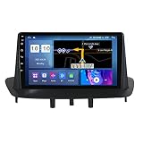 ADMLZQQ Für Renault Megane 3 2008-2014 Android 10.0 Auto Stereo Radio In-Dash MP5 Player 9 Zoll Touchscreen Bluetooth GPS FM AM RDS Rückfahrkamera Lenkradsteuerung Carplay Lüfter,M200s 8core 2+32g