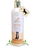Peticare Spezial Schuppen-Shampoo für Hunde - Hochwirksame Pflege bei trockener & schuppiger Haut, lindert Juckreiz, pflegt die Hundehaut, bei unangenehmen Geruch - petDog Health 2114