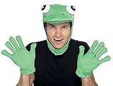 Froschhut Frosch Set Hut M�tze mit Handschuhen zum Tierkost�