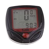 perfk Universal Tachometer Digitaltacho Digital Motorrad Tacho Geschwindigkeitsmessgerät LCD Digitaler T