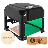 3W Desktop-Lasergravierer mit 8 * 8 cm Arbeitsbereich für Anfänger, Plug-and-Play-Laserschnitzer, super einfach zu bedienen für den Heimgebrauch DIY-Mini-Gravierdrucker Kompatibel mit Window