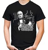 The Godfather Männer und Herren T-Shirt | Mafia Pate Gangster Film ||| M4 (XL, Schwarz)