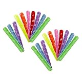 Lg-Imports 20x Klatscharmband Schnapparmband Reflektor Armband Mitgebsel Tombola Geburtstag