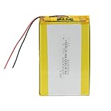 THENAGD 3.7v 130mah 401030 Lithium Polymer Ionen Li-Ionen Akku, BMS GeschüTzt für Headset Selfie Stick Aufnahmestift GPS PDA 2