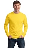 Hanes TAGLESS® Long-Sleeve T-Shirt 2XL Yellow