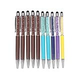 Basage 10 StüCke Kristall Stift Diamant Kugelschreiber Schreibwaren Stift Neuheit Geschenk BüRomaterial Schulb
