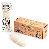 Chinchilla® Nachhaltige Zahnseide im Glas | 30 Meter nachfüllbare Zahnseide | plastikfrei & nachhaltig | Floss aus echter Seide und Candellilawachs | umweltfreundliche Dental Floss | Zero W