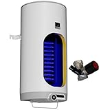 wandhängender kombinierter Warmwasserspeicher Kombispeicher Elektrospeicher mit 1 Wärmetauscher, verschleißfreier Keramikheizstab in den Größen 80 100 125 160 180 200 L L