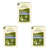 Dalan d'Olive Pure Olivenöl Hautpflegeseife mit Feuchtigkeitscreme, 100 g, 3 Stück