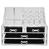 Multi Layer Makeup Organizer, Multi Layer mit Schubladen Umweltfreundliche Ps Clear Makeup Organizer, für den persönlichen Gebrauch am Schminktisch Vanity Badezimmer Schlafzimmer Schrank