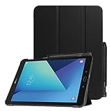 Fintie Hülle für Samsung Galaxy Tab S3 T820 / T825 (9,68 Zoll) Tablet-PC - Ultra Schlank Ständer Schutzhülle Cover Case mit Auto Schlaf/Wach Funktion und eingebautem S Pen Halter, Schw