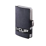 I-CLIP Original Silver Soft Touch Black, Geldbörse, Kartenetui, W