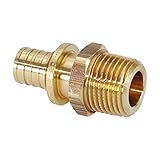 Rehau Rautitan RX Übergang mit AG, 16 mm x R 3/4'' (L15), Rotg