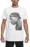 Mister Tee Herren T-Shirt Tupac Cracked Background Tee white XL