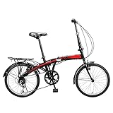 20 Zoll Faltrad Klapprad, Klappbares Fahrrad mit 7 Gang Shimano Nabenschaltung, Faltfahrrad für Herren und Damen, Folding City Bike, Erwachsene Jugendliche für Schnellfaltsy