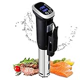 Sous Vide Stick Garer Vakuumgarer Slow Cooker Immersion Tauchzikulator Mit Thermostat & LCD Touch Display Präzisionskochtopf Genauem Temperatur Digital T