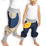 leni pepunkt Schnittmuster 63 Kinder Hose mit Nähanleitung in den Größen 50/56-158/164 - zum selber Nähen mit 5 Webetik