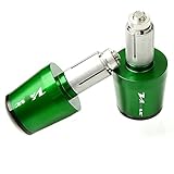 WXSM Motorgriff Für Y- AMAHA VMAX V- MAX 2009 2010 2011 2012-2016 CNC Alumiunm Stecker Motorrad Lenkergriffe Kappenenden (Color : Green)