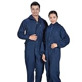 BBGS Arbeitsoverall Für Herren, Cowboy Antifouling Arbeitskleidung Kesselanzug Marine- Lagerhaus Garagen Arbeitskleidungsanzug (Size : 165)