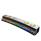 KLOP Computerlautsprecher Bluetooth Wireless Gaming-Lautsprecher Uhr LED-Anzeige 3D-Stereo-Subwoofer Soundbar für TV-Heimk