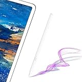 Huckafmy iPad Stift Stylus Pen mit Palm Rejection, Tilt Spitze Neigung Sitivität Magnetische Haftung Pencil Stylus für 2018-2020 iPad Pro (11'/12.9'), iPad 6/7/8, iPad Air 3/4, iPad Mini 5