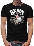 TShirt-People The Brain T-Shirt Herren L Schw