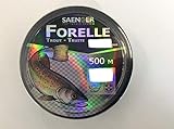 Specitec ' Forelle 'SchnurØ 0,20mm -Farbe: Smoke Clear Transparent - Angelschnur monofil Z