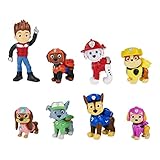 PAW PATROL 6063421, Geschenkset mit 8 Figuren aus dem Film und exklusiver Sammelfigur: Liberty kommt zum Team, Kinderspielzeug