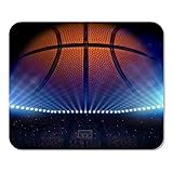 Mousepad Computer Notepad Büro Court Basketball NCAA Ballkorb College Hoop Stadium Fan Heimschule Spiel Spieler Computer Worker I