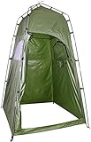 Camping Toilettenzelt Duschzelt Pop-Up- Pod Umkleideraum Datenschutz Privatsphäre bei den Zelten Zelt □ Außendusche Zelt, Camp WC Regen Schutz for Camping & Beach 120 * 120 * 195