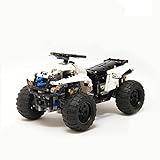 YHYL Technic RC Sportwagen Bricks Modell Für 4X4 Strand Motorrad, 930 PCS MOC Rennwagen Building Blocks Kompatibel Mit Lego, Fernsteuerungsauto- Blocks Kit Für Erwachsene Und Kinder,Static V