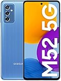 Samsung Galaxy M52 5G Handy SIM Free Android Smartphone 6GB RAM 128GB Speicher Hellblau [Amazon Exclusive]