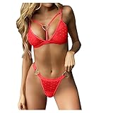 WHSOP Unterhosen Damen UnterwäSche Frauen Passender Slip Damen Angenehm String Bh Dessous VerfüHrerisch ReizwäSche Erotik UnterwäSche Lingerie KostüM Pantys D