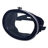 Perfeclan Klassische Ovale Tauchmaske Silikon Comfort Fit Beschlagfreie Gehärtete Glaslinse Schnorchel & Speerfischen Taucherb