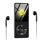 MP3 Player, Wodgreat 8GB MP3 Player Sport MP4 Player 100 Stunden Standby-Zeit Verlustfreien Klang Musik Player mit Kopfhörer Lautsprecher FM Radio E-Book Video Voice Recorder Unterstützt bis 128GB