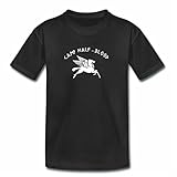 MITEES Kinder Camp Half Blood T-Shirt – Schwarz – Kinder Mädchen Jungen Percy Jackson Top Gr. 12-14 Jahre, Schw