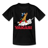 Spreadshirt Yakari Auf Feder Kinder T-Shirt, 110-116, Schw