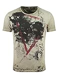 KEY LARGO Herren Hype Round T-Shirt, mil.Green (1502), XL