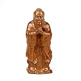 Dekofigur Konfuzius, Gartenskulptur, chinesischer Philosoph, Konfuzius, auf graviertem Lehrertagsgeschenk, Lehrergeschenk, Höhe: 18