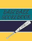 baseball scorebook: Baseball and Softball Team Stat Book Keep Tracking your Team , Log a Full Season plus Playoffs with baseball scorebook