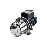 Selbstansaugende Elektropumpe JEX M/A 80 Edelstahl für Druckluft und Hauswasserversorgung 0,6 kW 0,8 PS blau (1665040000)
