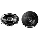 Pioneer TS-G1310F Doppelmembranlautsprecher für Autos (230 W), 13 cm, kraftvoller Klang, IMPP-Membran für optimalen Bass, 35 W Eingangsnennleistung, 44.3 mm Einbautiefe, schwarz, 2 Lautsp