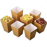30 Stück Popcorn Tüten, Popcorn Boxes, Snack/popcorn Tüten, Aus Kraftpapier, Süßigkeiten Schachtel Treat Candy Boxes Für Party Geburtstag Hochzeitsgeschenk Film Nacht Snack Süßigkeiten Container-M