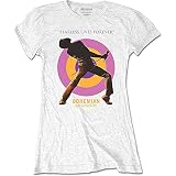 Rockoff Trade Damen Queen Fearless T-Shirt, Weiß (White White), 36 (Herstellergröße: Medium)