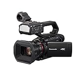 Panasonic HC-X2000E Profi Camcorder (4K Video, Kamera mit LEICA Objektiv, 25mm Weitwinkel, 24x optischer Zoom, Autofokus, professionelle Videokamera)